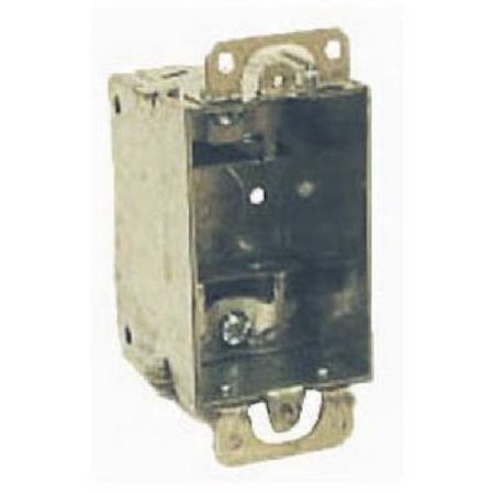 RACOORPORATED Electrical Box, 10.3 cu in, Switch Box, 1 Gang, Steel, Rectangular 440
